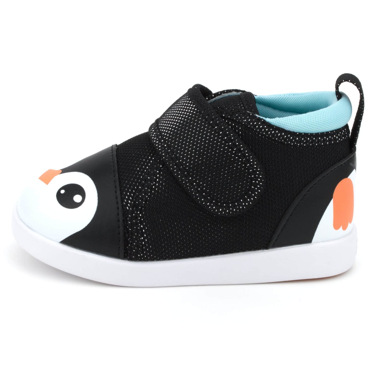 Black Penguin Squeaky Shoe V2 Left Shoe Left Side