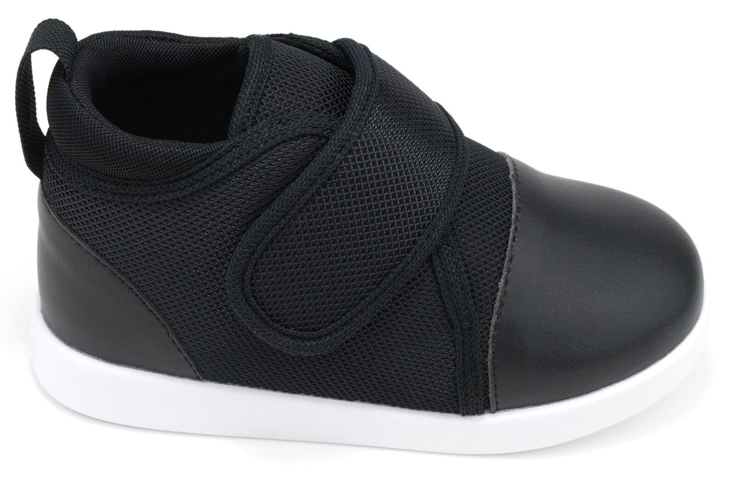 Black squeaky shoes version 2 right shoe side view