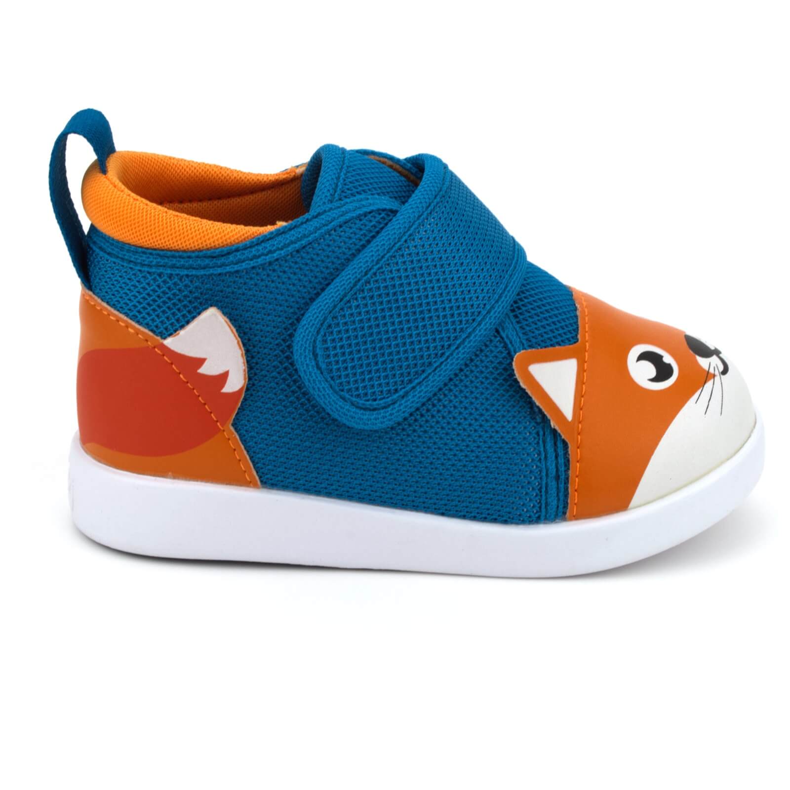 keekee⭐︎ Fox Squeaky Toddler Shoes V2 | Deep Blue – ikiki® Shoes