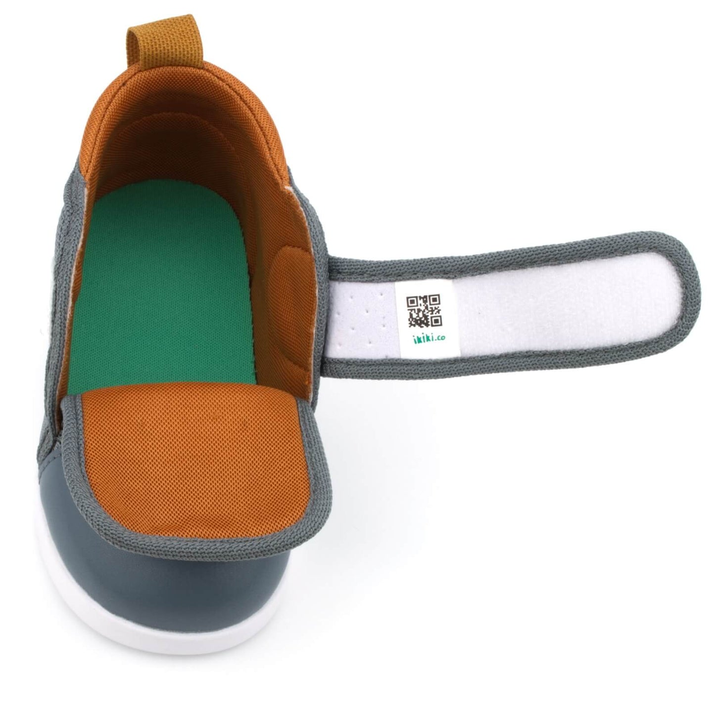 Gray Squeaky Shoe V2 Top View Opened