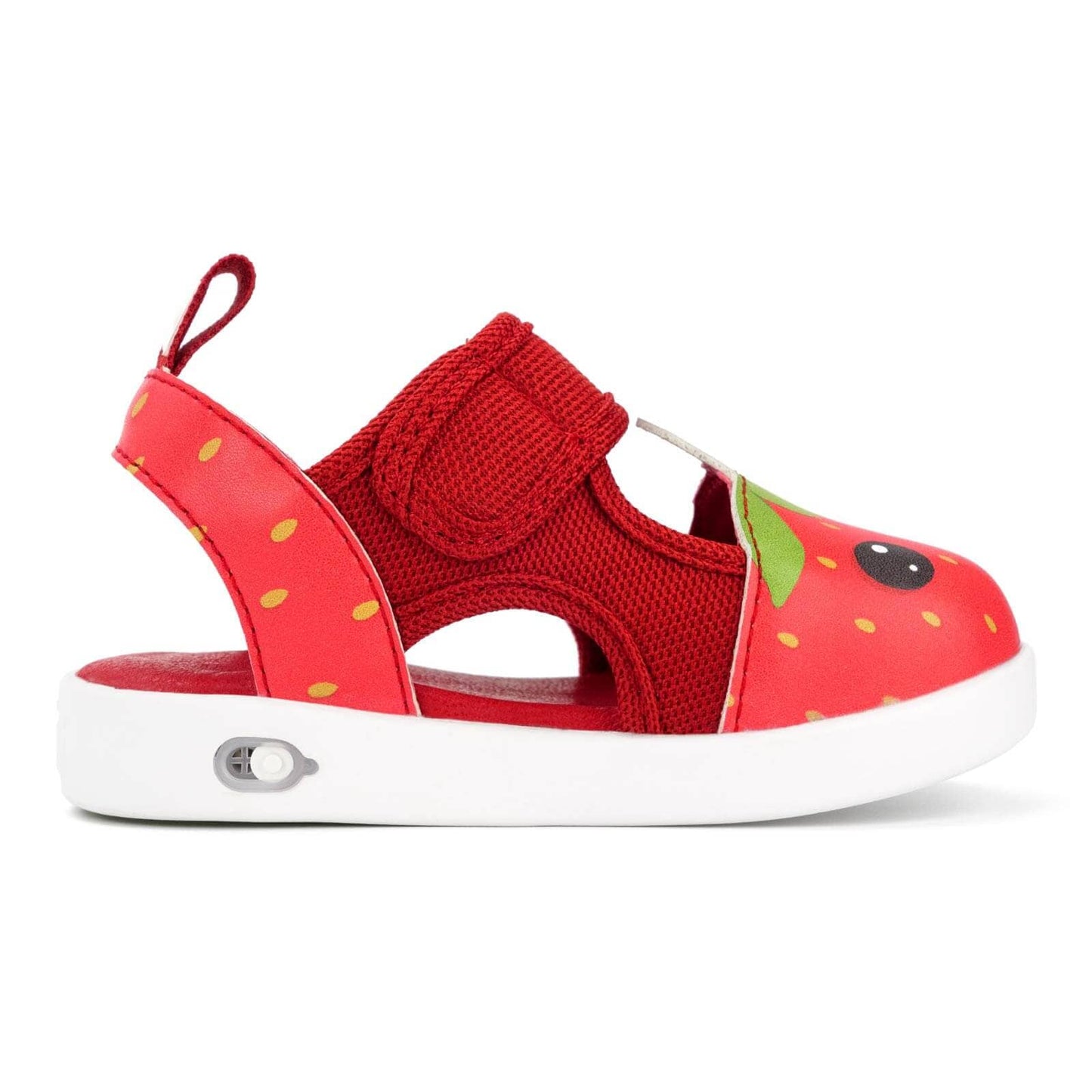 Strawberry Squeaky Toddler Sandals | Red Squeaky Sandals ikiki® Shoes