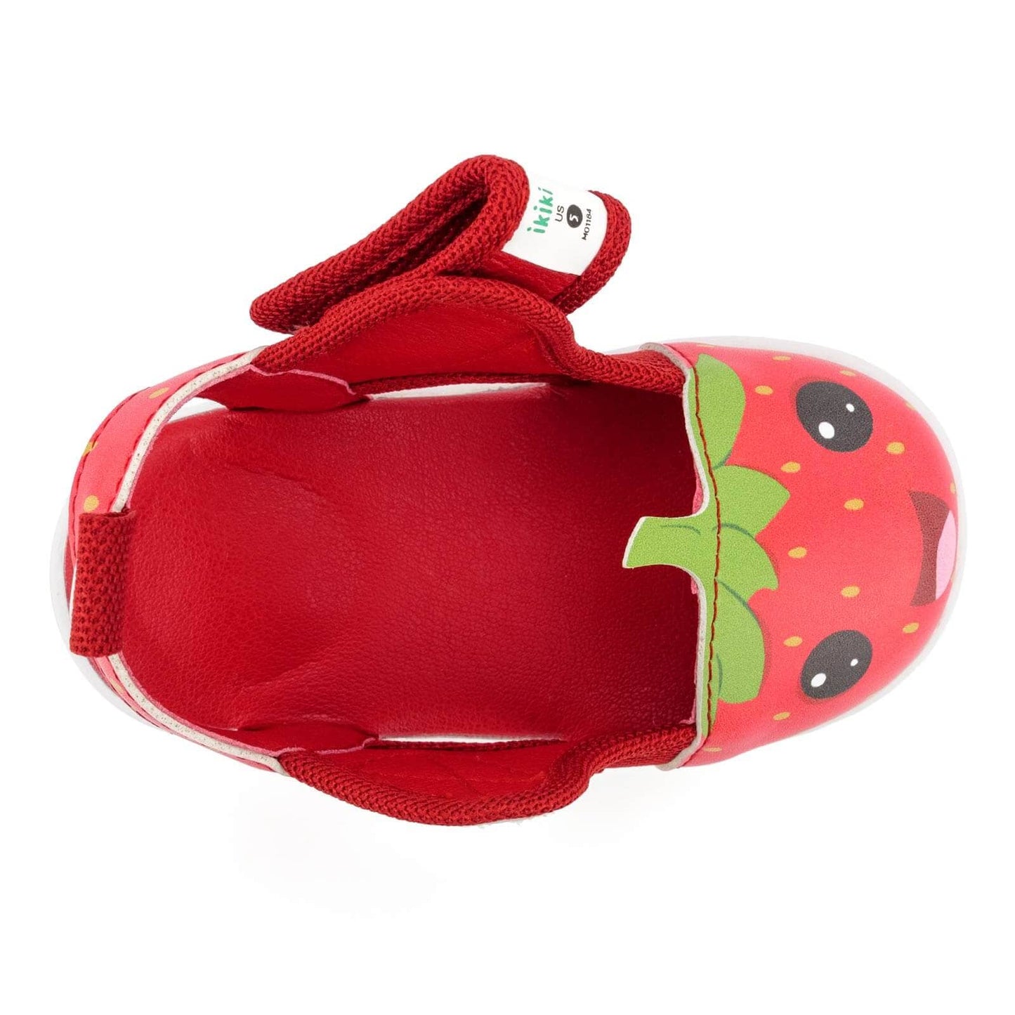 Strawberry Squeaky Toddler Sandals | Red Squeaky Sandals ikiki® Shoes