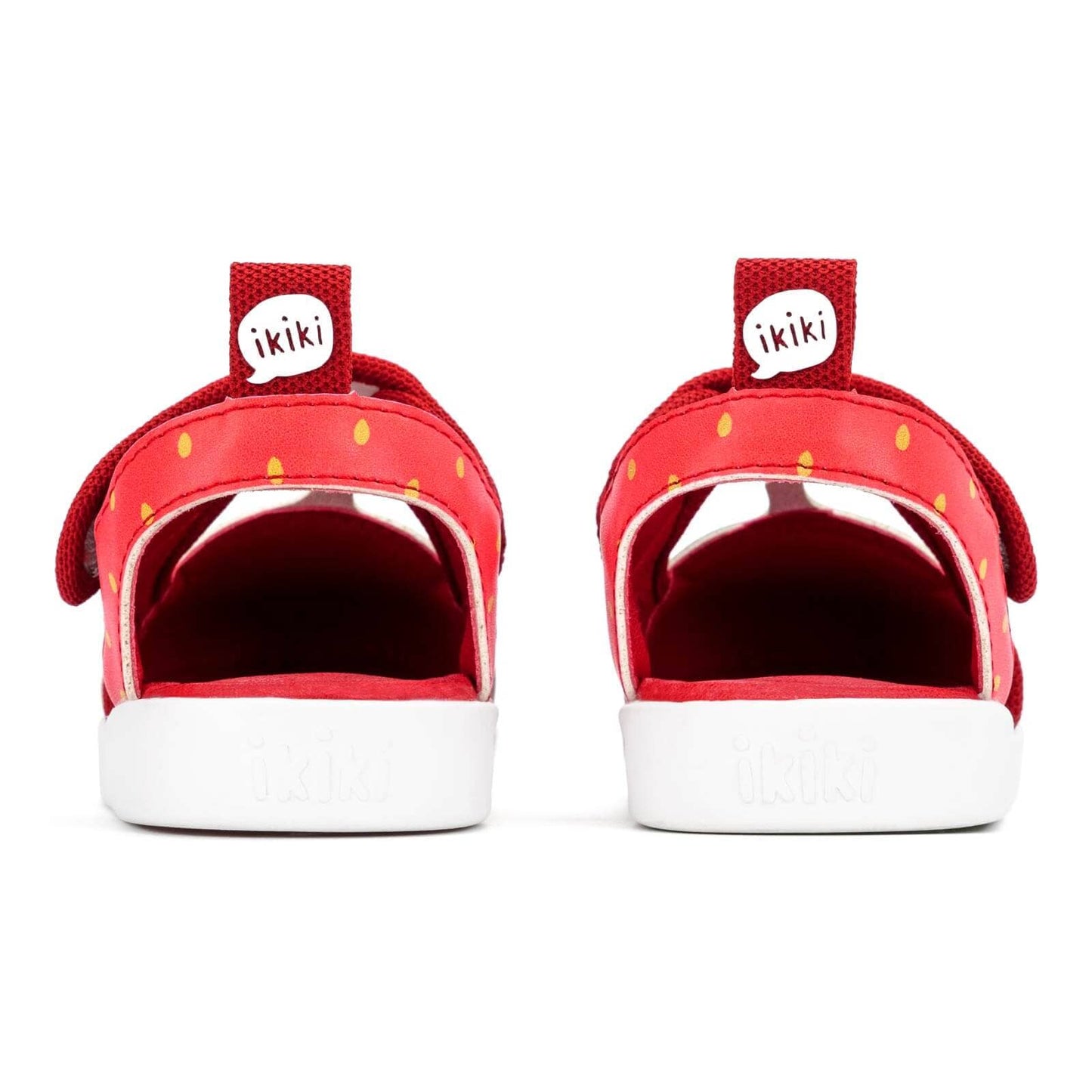 Strawberry Squeaky Toddler Sandals | Red Squeaky Sandals ikiki® Shoes
