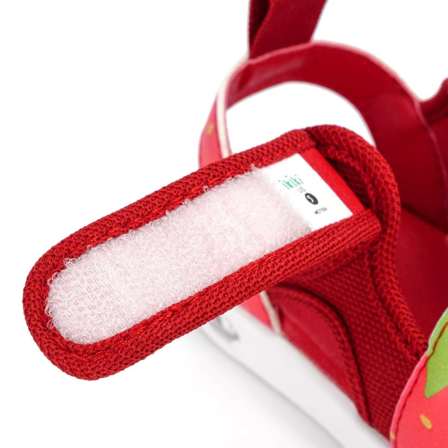Strawberry Squeaky Toddler Sandals | Red Squeaky Sandals ikiki® Shoes