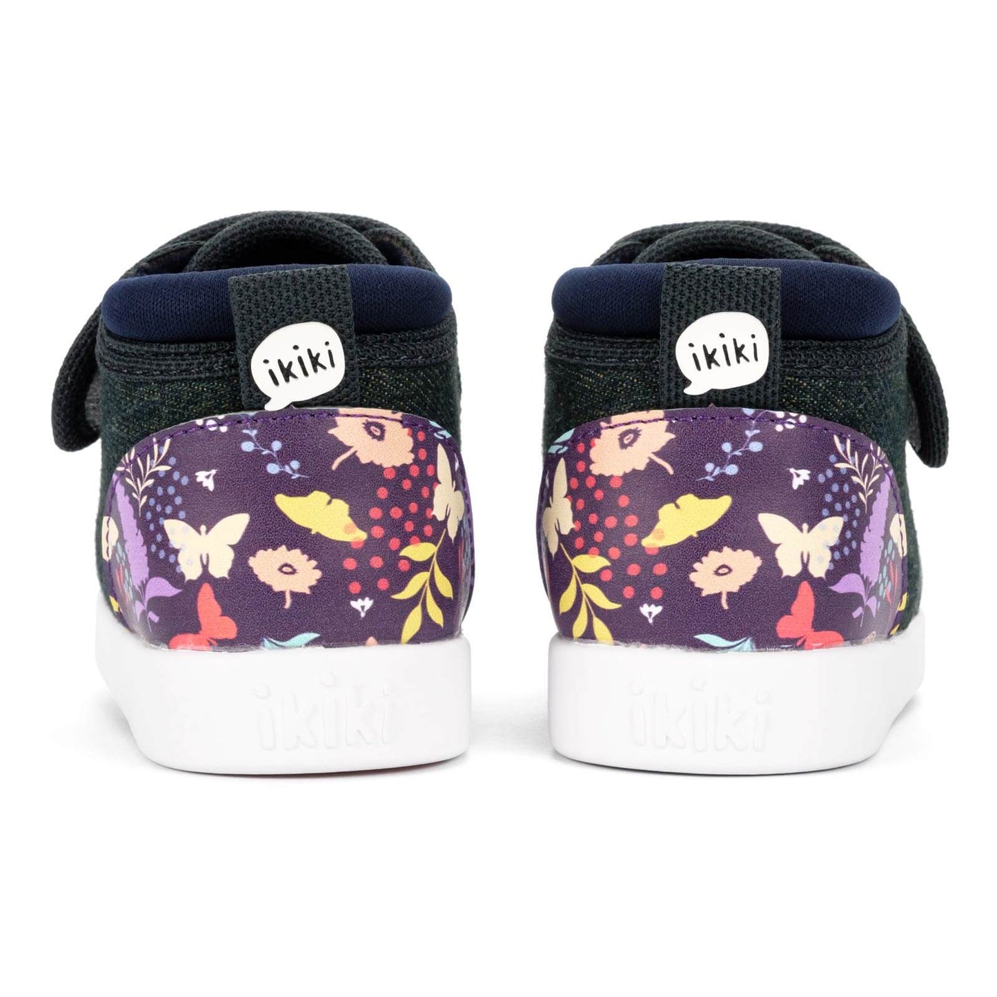 
                  
                    Butterfly Daydream Squeakerless Toddler Shoes | Purple/Denim
                  
                