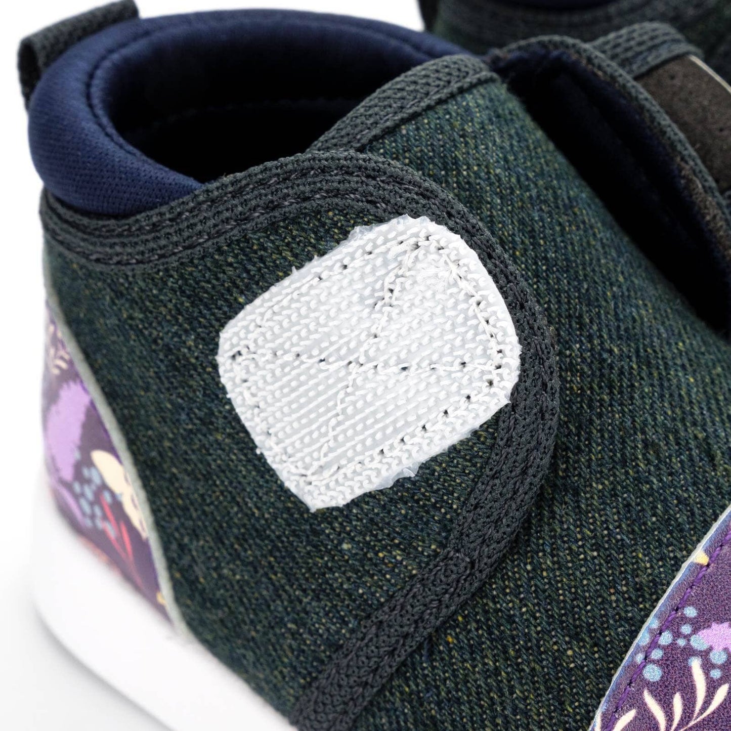 Butterfly Daydream Squeakerless Toddler Shoes | Purple/Denim Squeakerless Shoes ikiki® Shoes