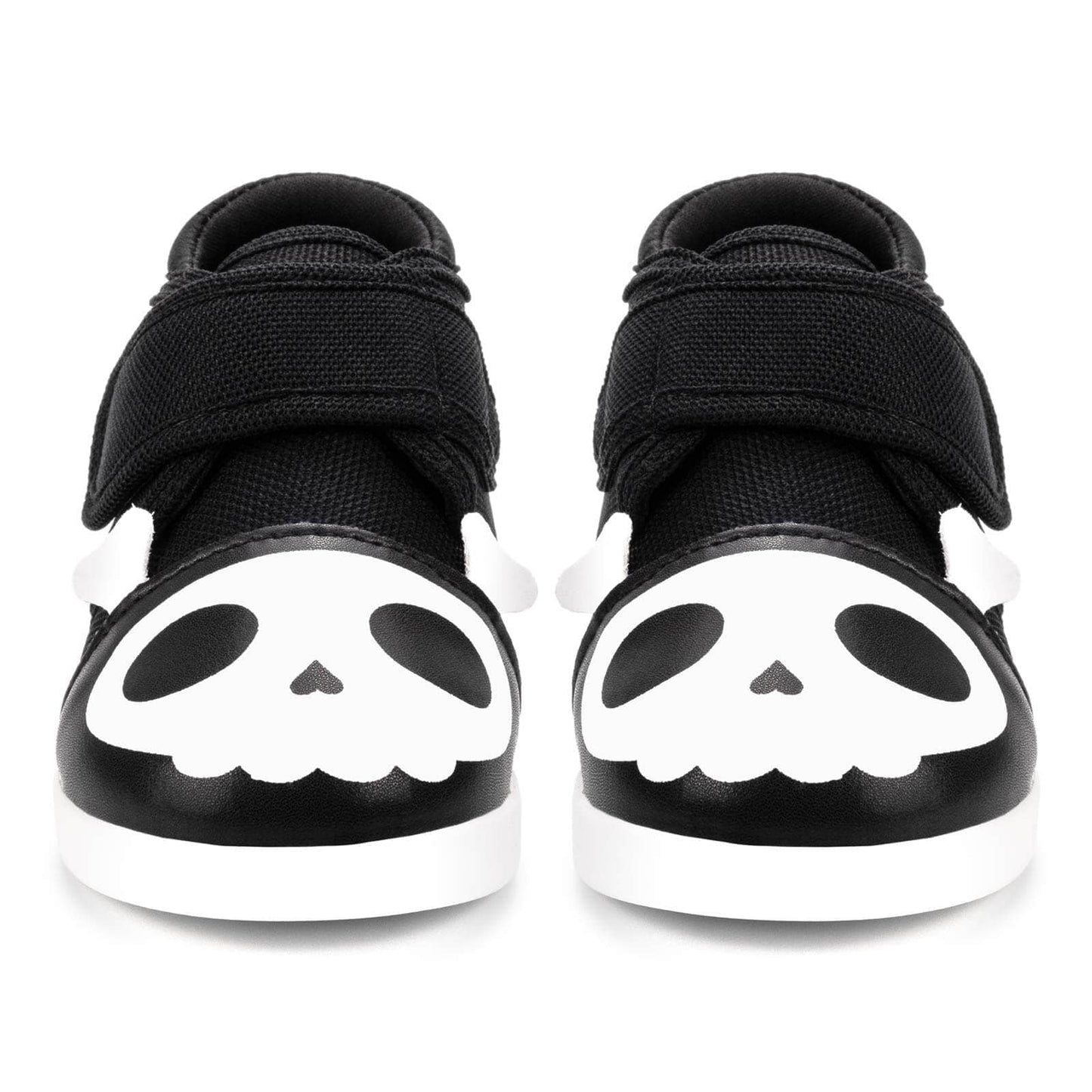 Skull & Crossbones Pirate Toddler Shoes | Black/White Squeaky Shoes ikiki® Shoes 