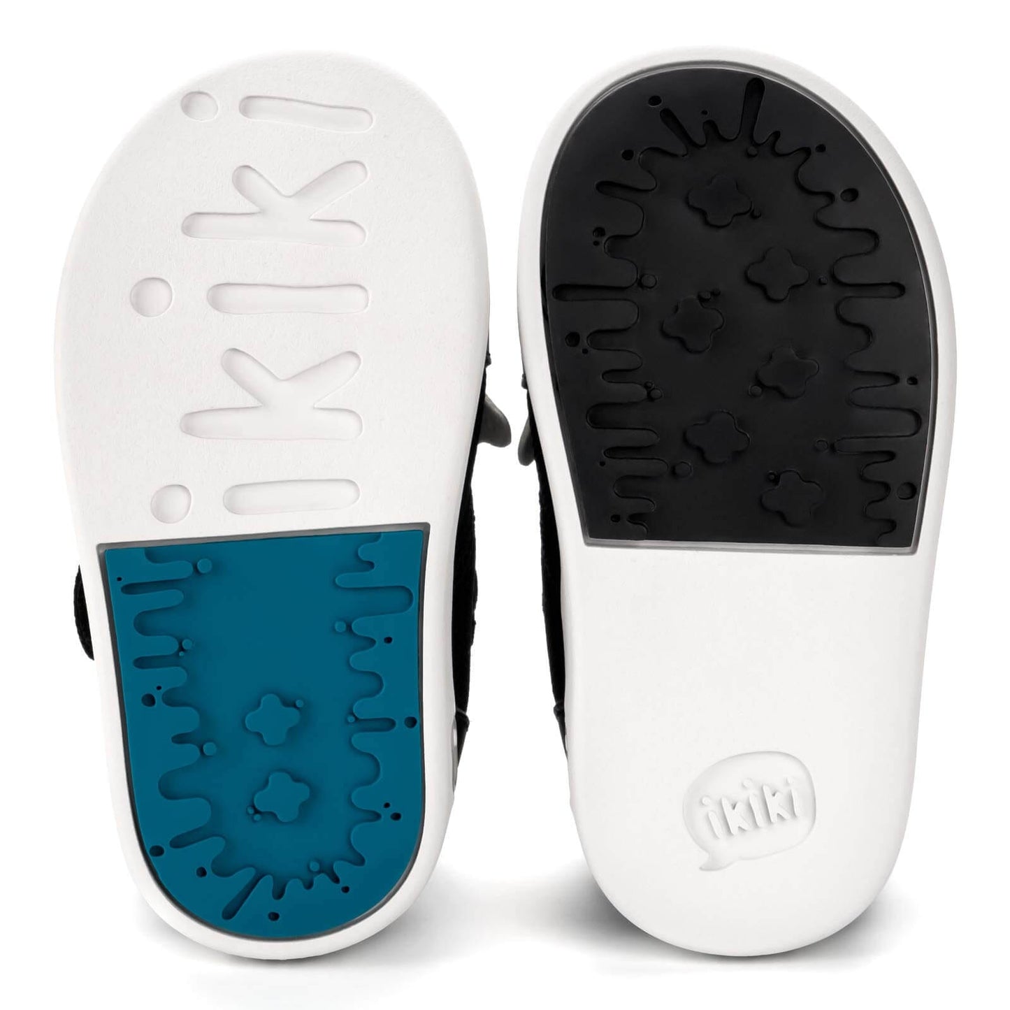 Skull & Crossbones Pirate Toddler Shoes | Black/White Squeaky Shoes ikiki® Shoes