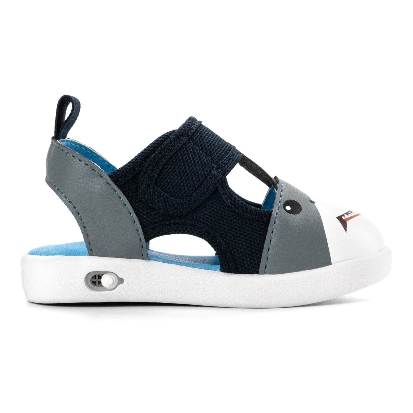 Shark Squeaky Toddler Sandals | Blue Squeaky Sandals ikiki® Shoes
