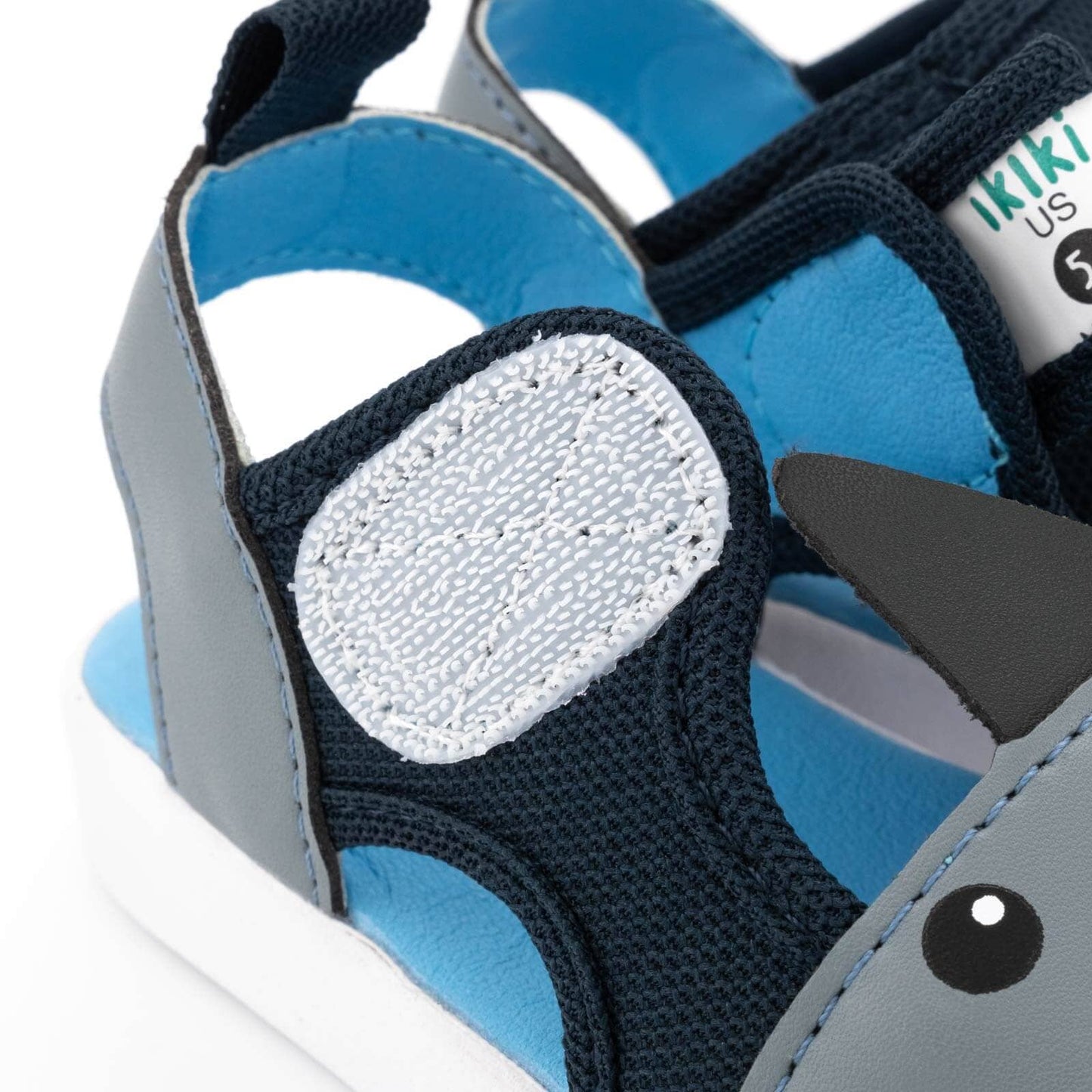 Shark Squeaky Toddler Sandals | Blue Squeaky Sandals ikiki® Shoes