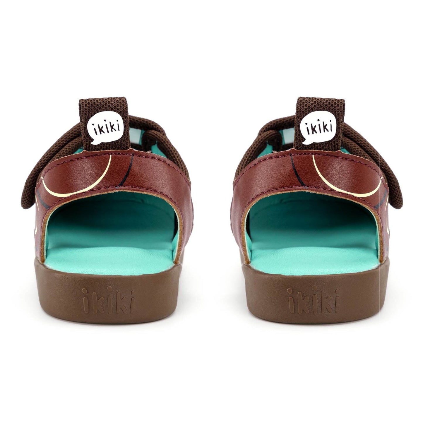 Monkey Squeaky Toddler Sandals | Brown Squeaky Sandals ikiki® Shoes