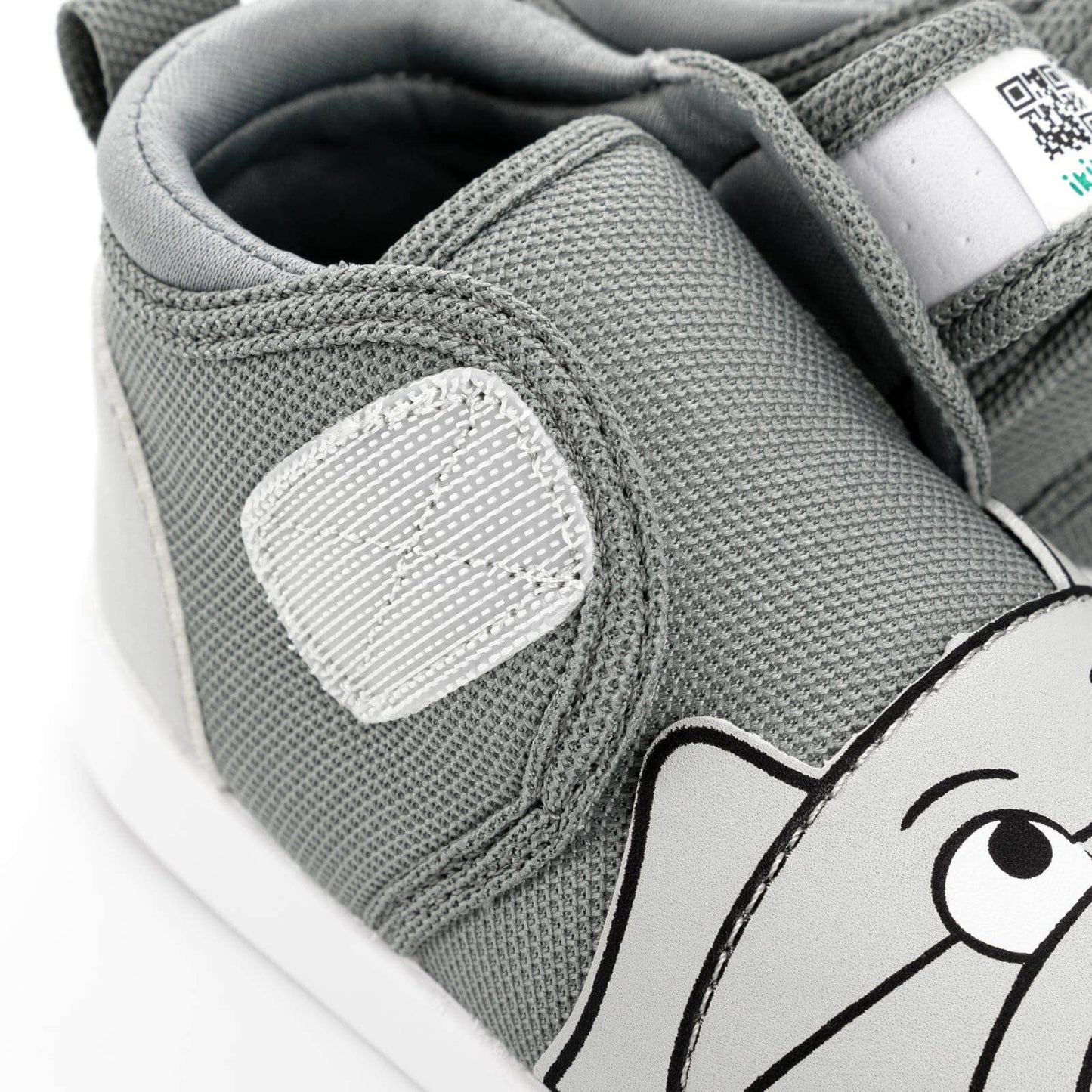 Mo Willems' Elephant Gerald Squeaky Toddler Shoes | Gray Squeaky Shoes ikiki® Shoes