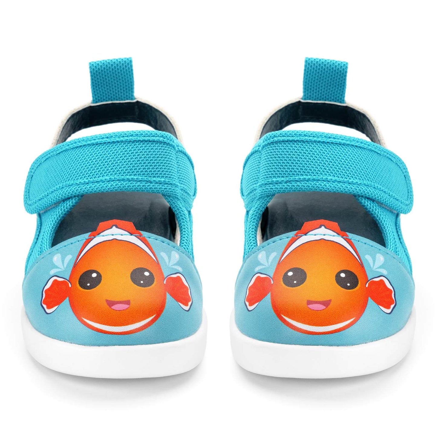
                  
                    Clownfish Squeaky Toddler Sandals |  Blue/Orange
                  
                