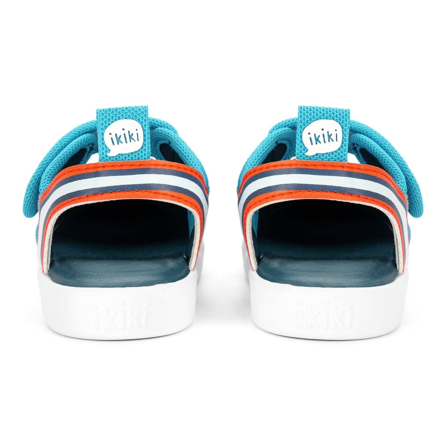 Clownfish Squeaky Toddler Sandals | Blue/Orange Squeaky Sandals ikiki® Shoes