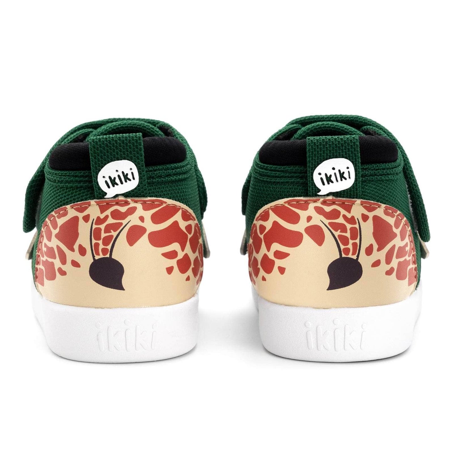 Giraffe Squeaky Toddler Shoes | Green Squeaky Shoes ikiki® Shoes