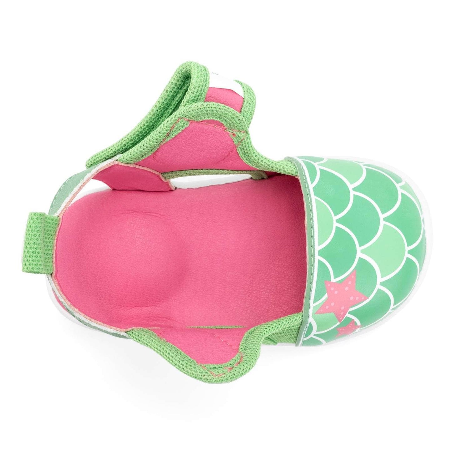 Mermaid Squeaky Toddler Sandals | Green Squeaky Sandals ikiki® Shoes