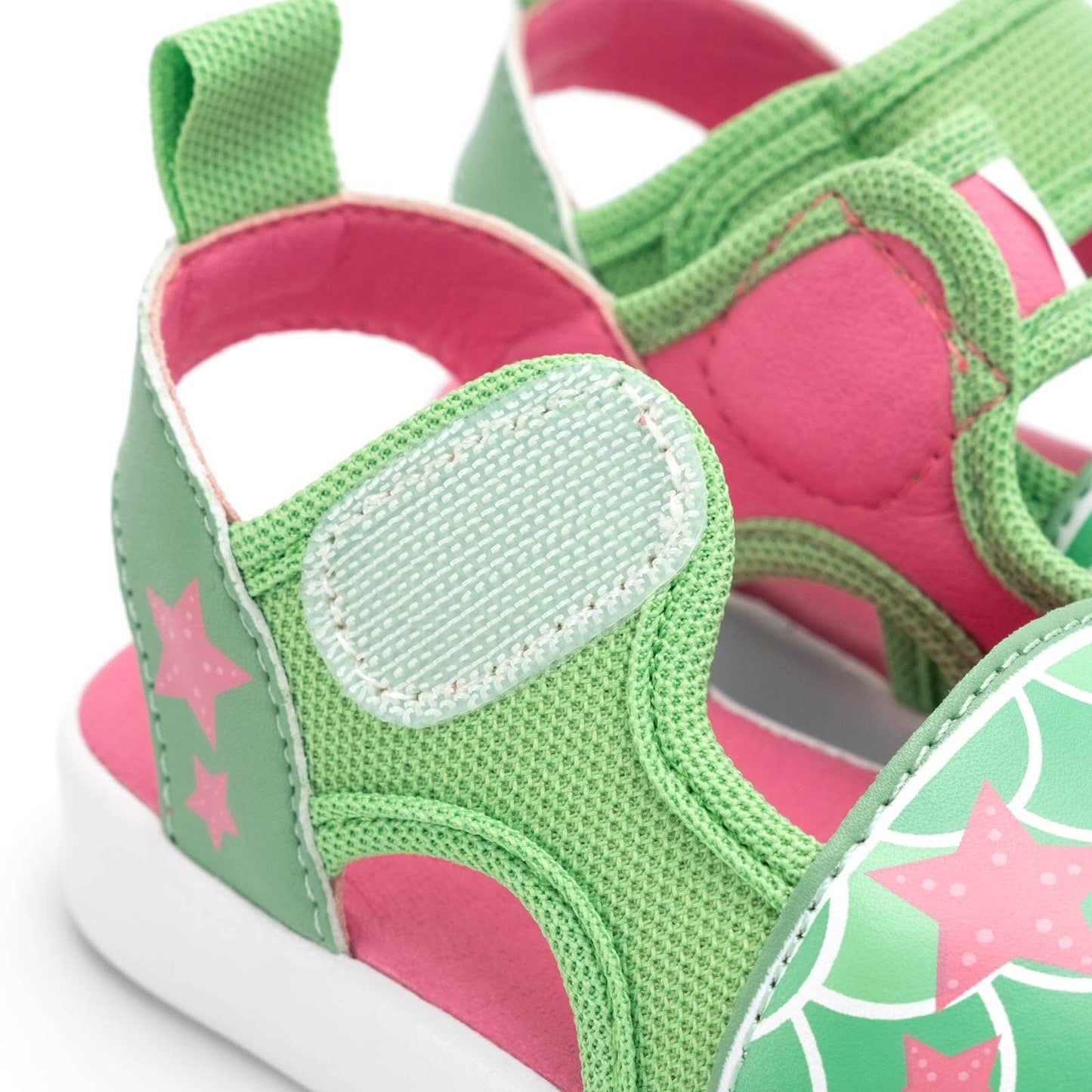 Mermaid Squeaky Toddler Sandals | Green Squeaky Sandals ikiki® Shoes