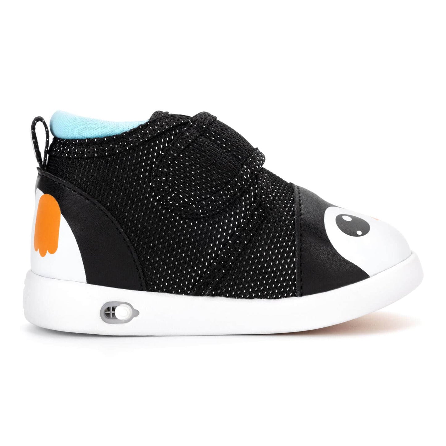 Penguin Squeaky Toddler Shoes | Sparkly Black Squeaky Shoes ikiki® Shoes