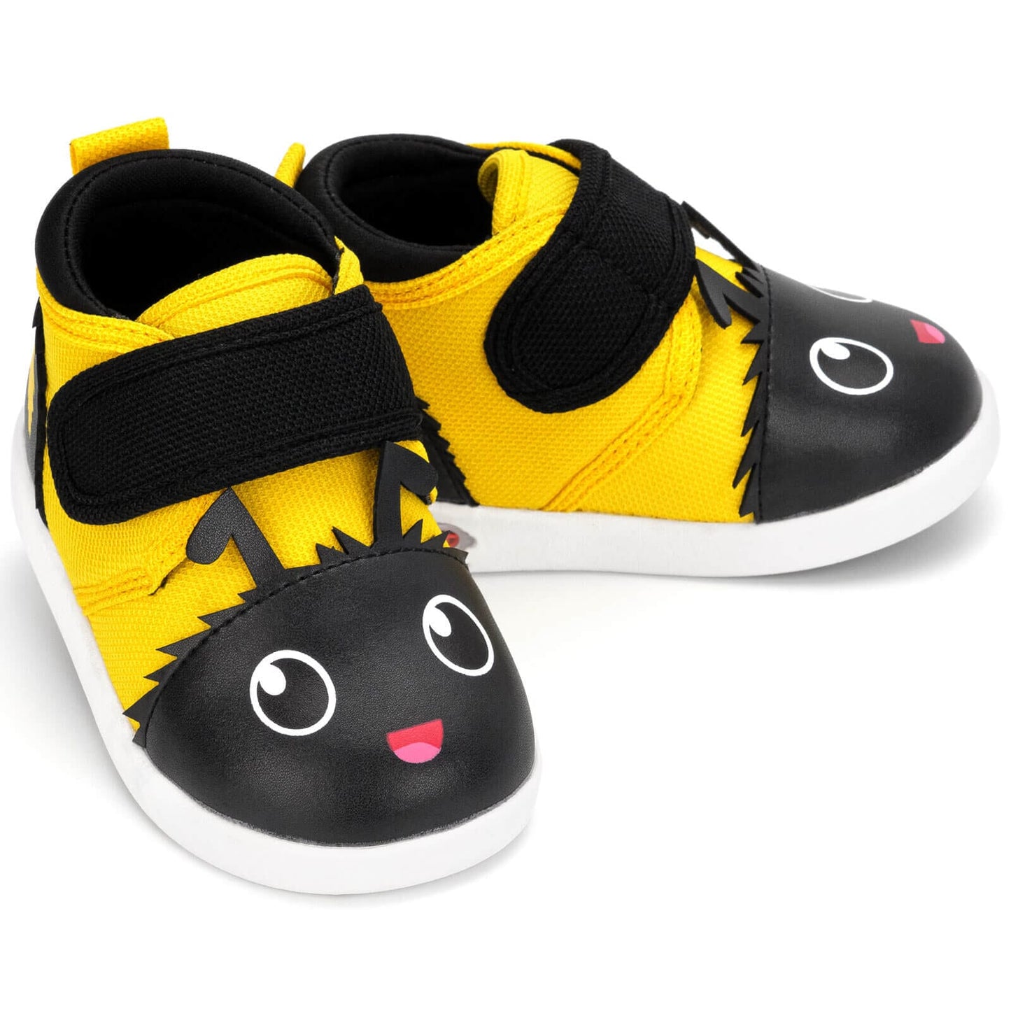 Bee Squeaky Toddler Shoes | Black/Yellow Squeaky Shoes ikiki® Shoes