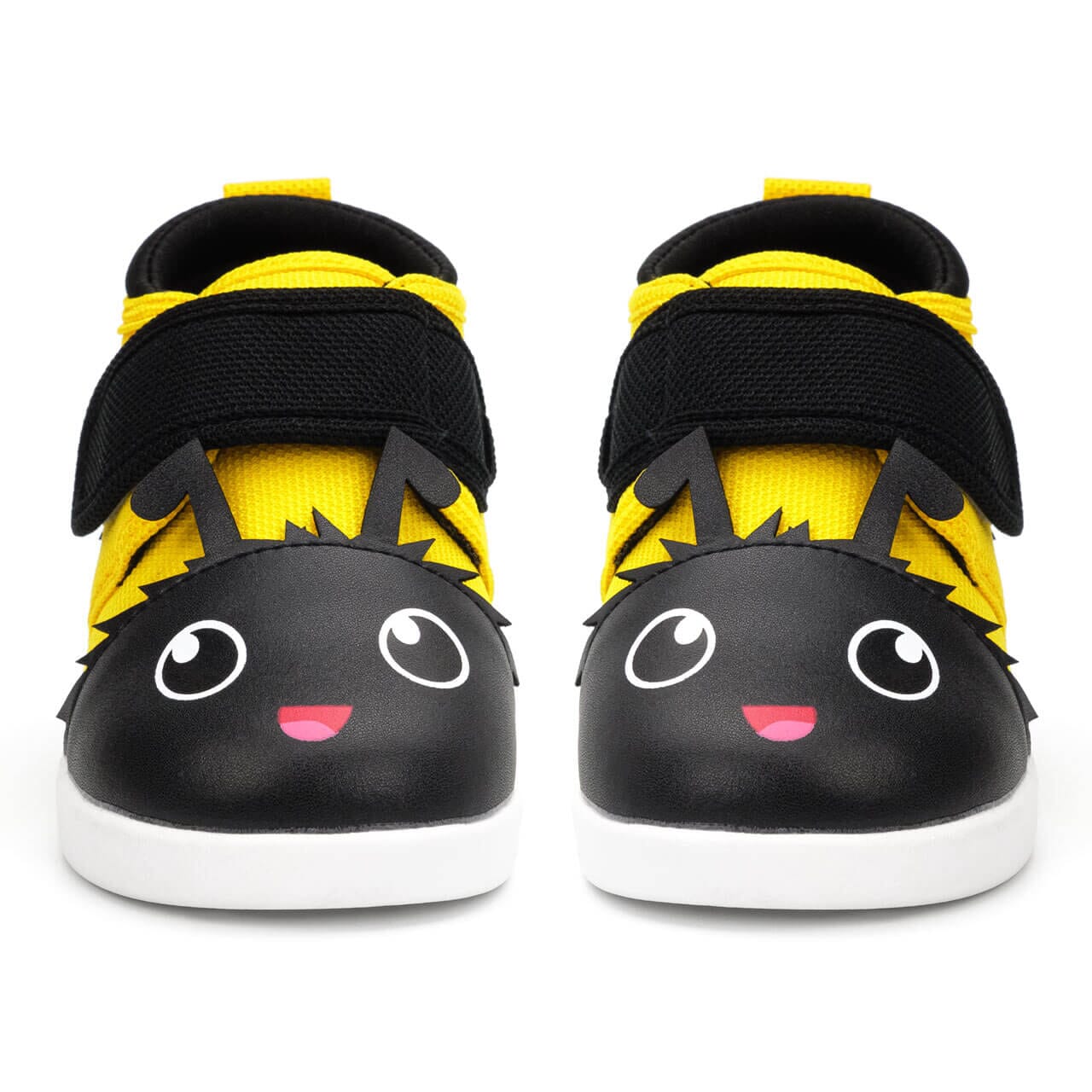 Bee Squeaky Toddler Shoes | Black/Yellow Squeaky Shoes ikiki® Shoes