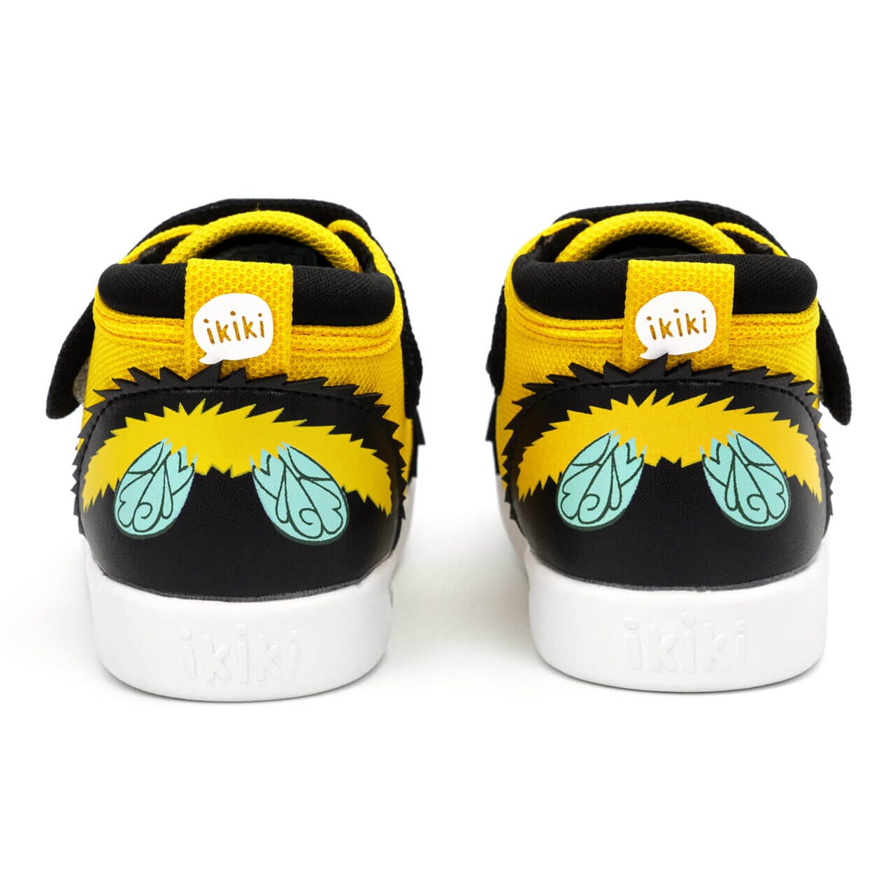Bee Squeaky Toddler Shoes | Black/Yellow Squeaky Shoes ikiki® Shoes