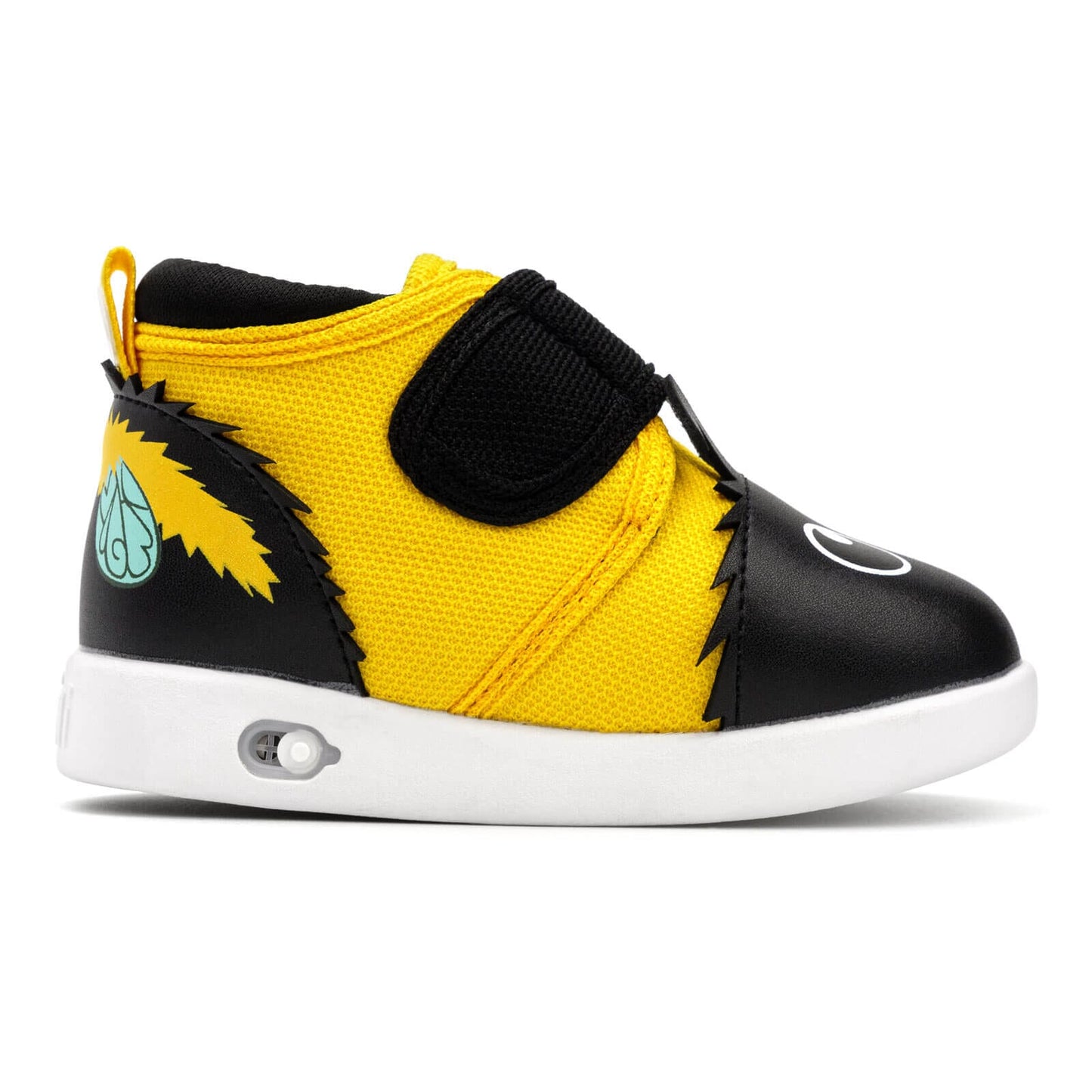 Bee Squeaky Toddler Shoes | Black/Yellow Squeaky Shoes ikiki® Shoes