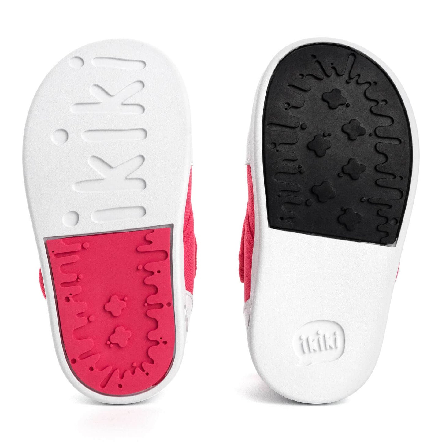 Panda Bear Squeaky Toddler Shoes | Dark Pink Squeaky Shoes ikiki® Shoes