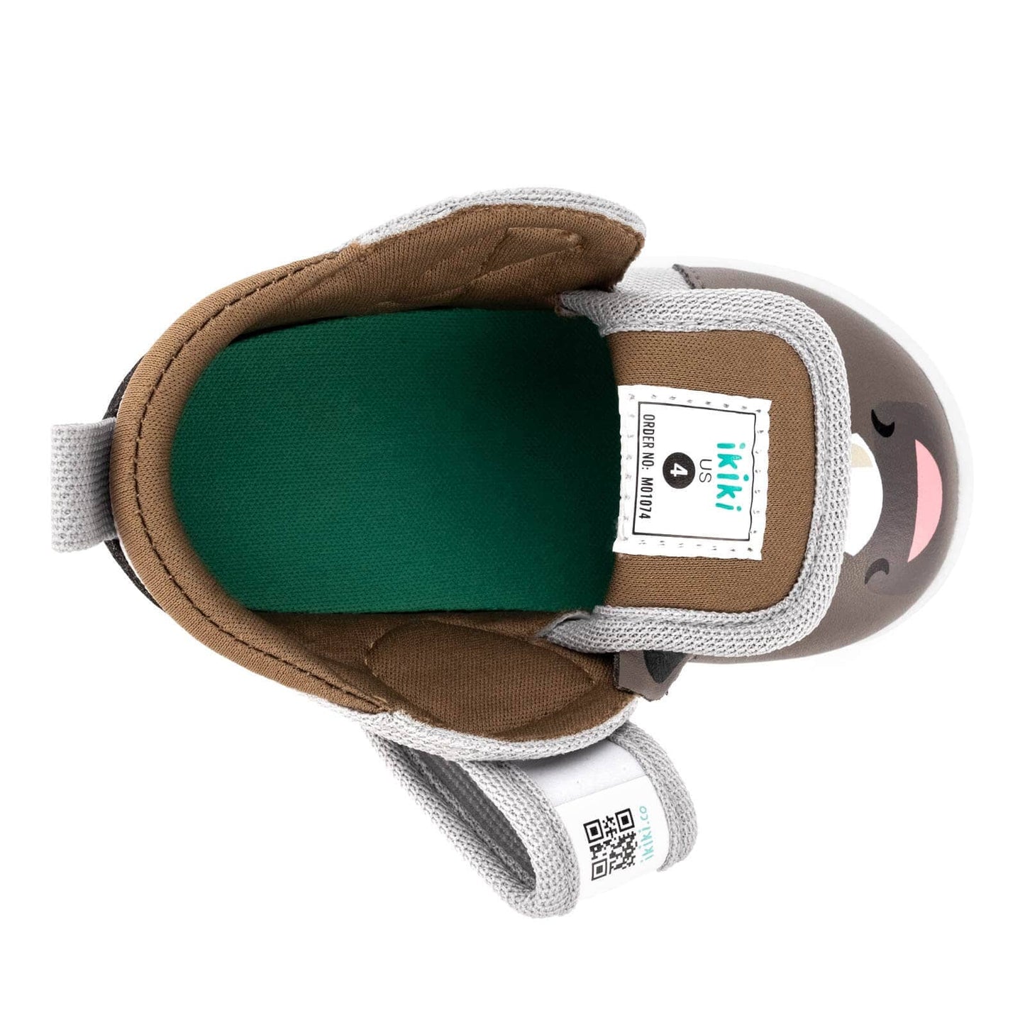 Rhino Squeaky Toddler Shoes | Gray Squeaky Shoes ikiki® Shoes