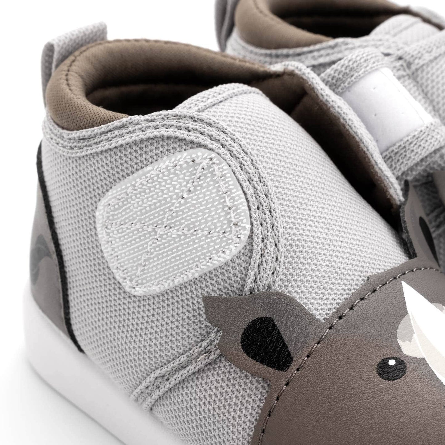 Rhino Squeaky Toddler Shoes | Gray Squeaky Shoes ikiki® Shoes