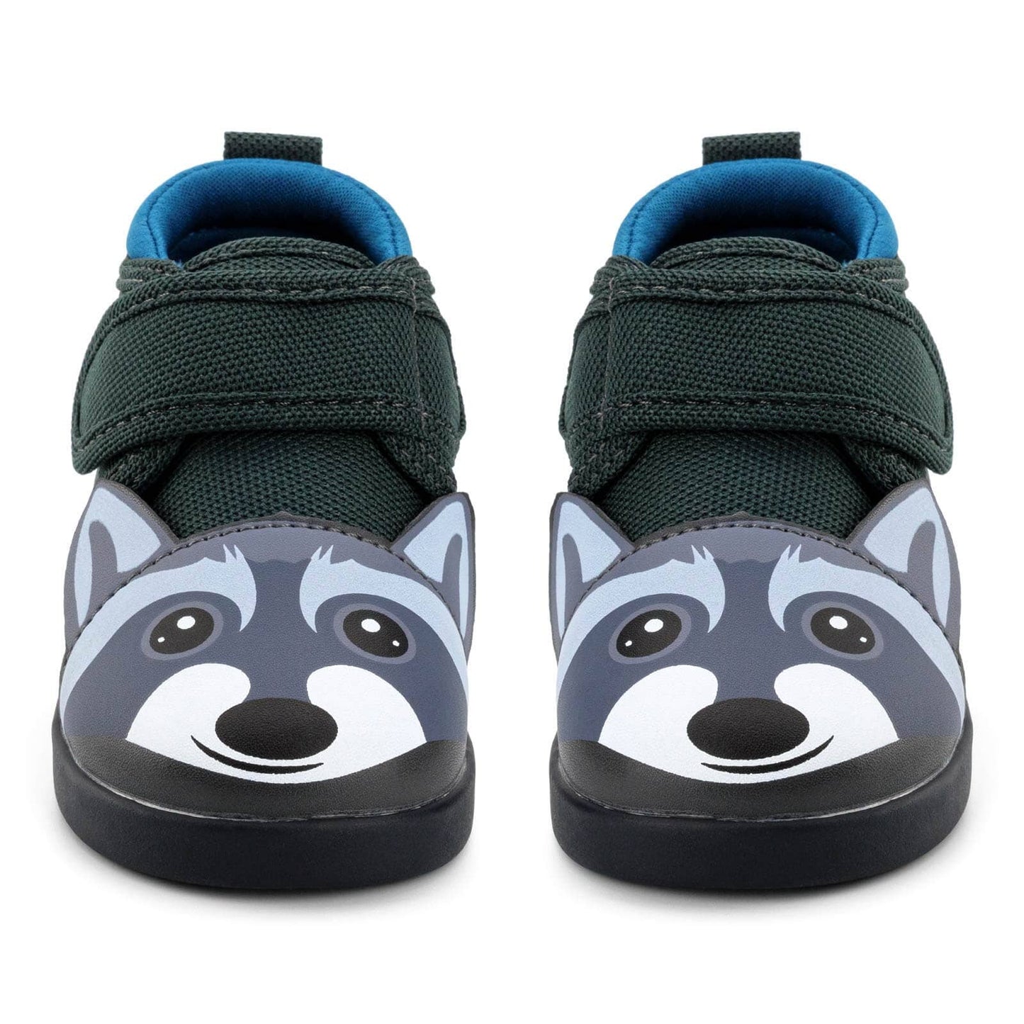 Raccoon Squeakerless Toddler Shoes | Gray Squeakerless Shoes ikiki® Shoes
