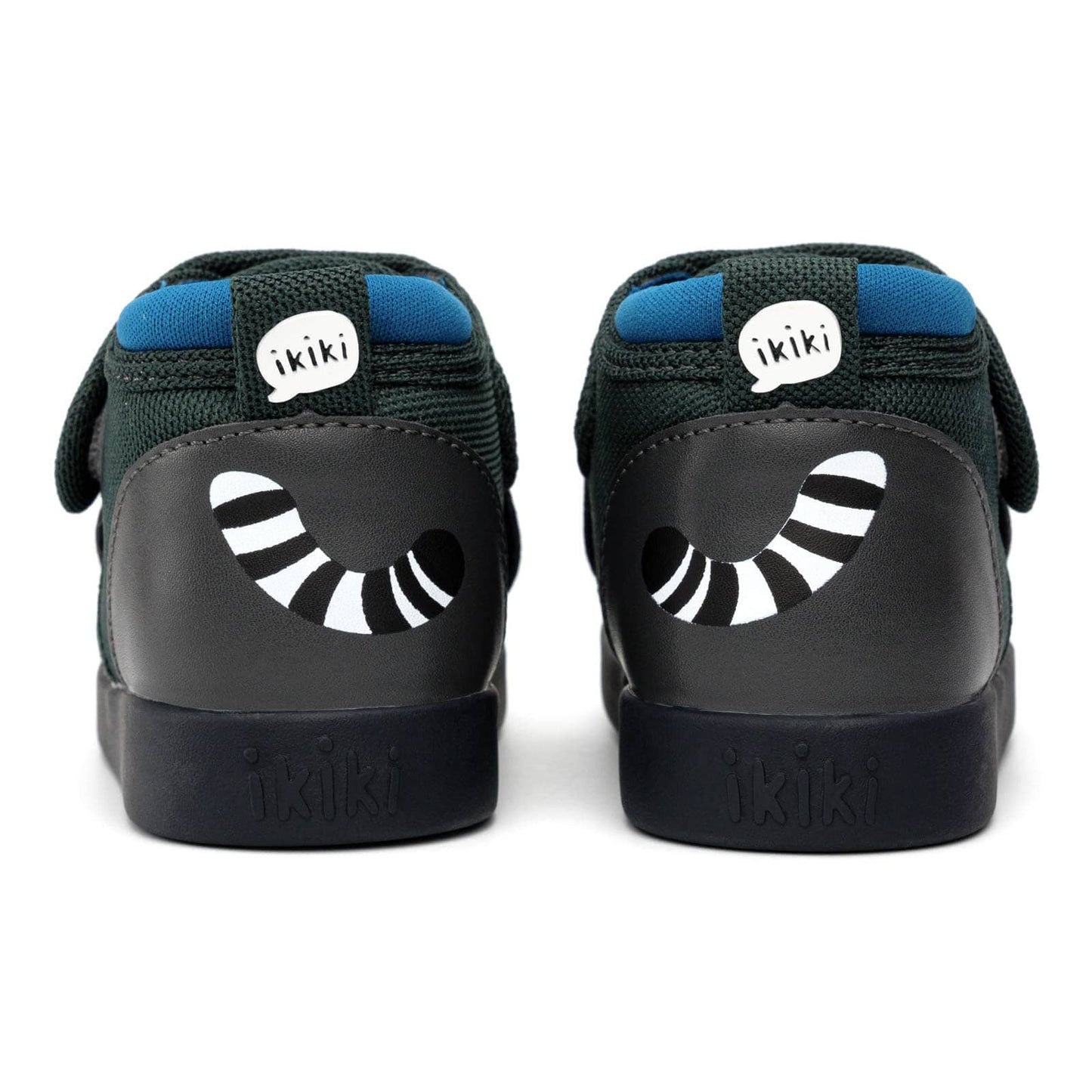 Raccoon Squeakerless Toddler Shoes | Gray Squeakerless Shoes ikiki® Shoes