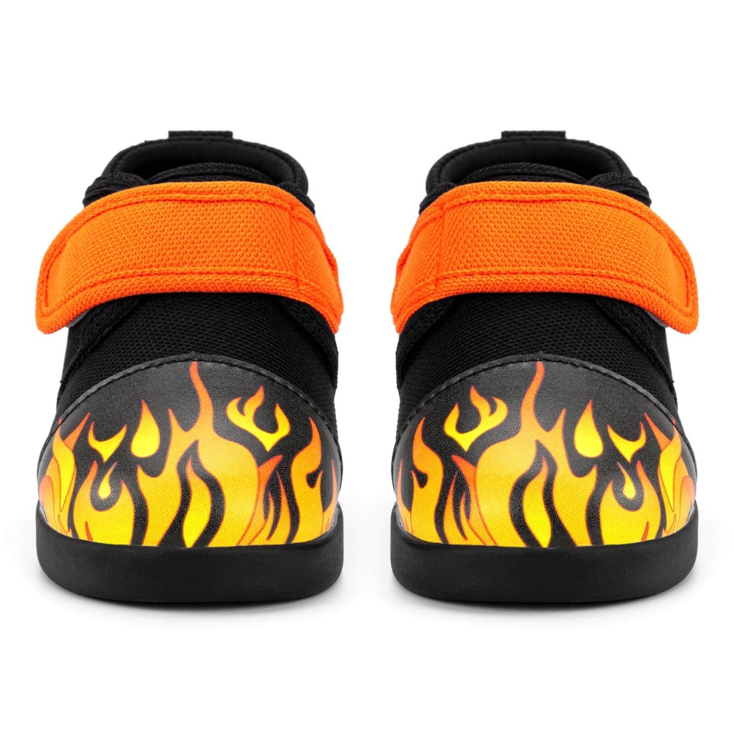 
                  
                    Scorching Hotrod Squeakerless Toddler Shoes | Black Flame Pattern
                  
                