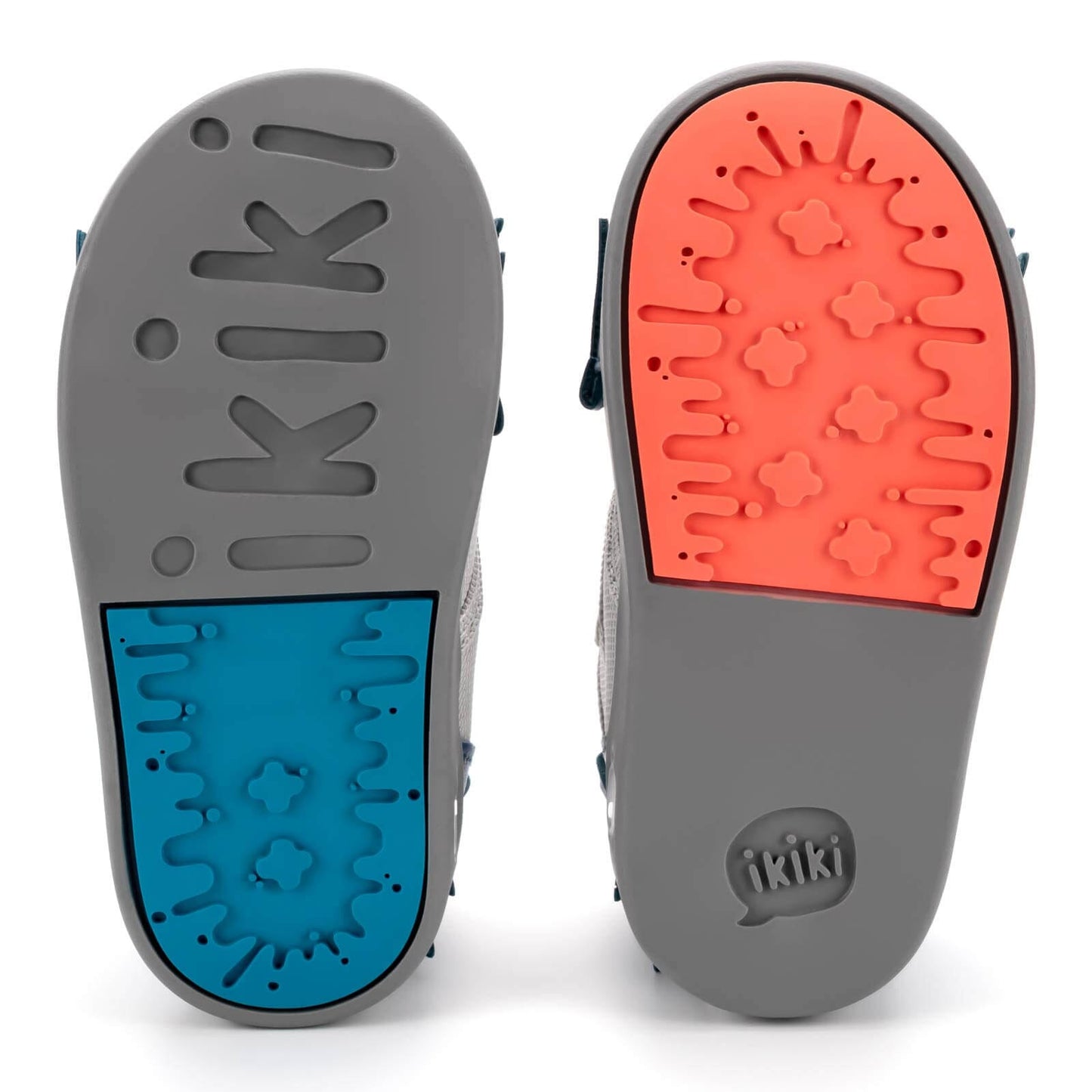 Spider Squeaky Toddler Shoes | Blue/Gray Squeaky Shoes ikiki® Shoes