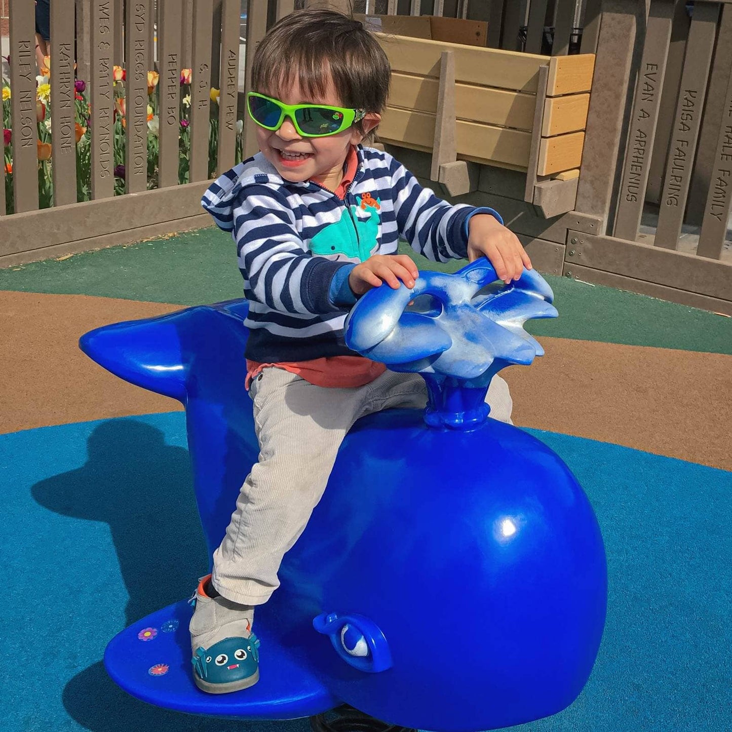 Spider Squeaky Toddler Shoes | Blue/Gray Squeaky Shoes ikiki® Shoes