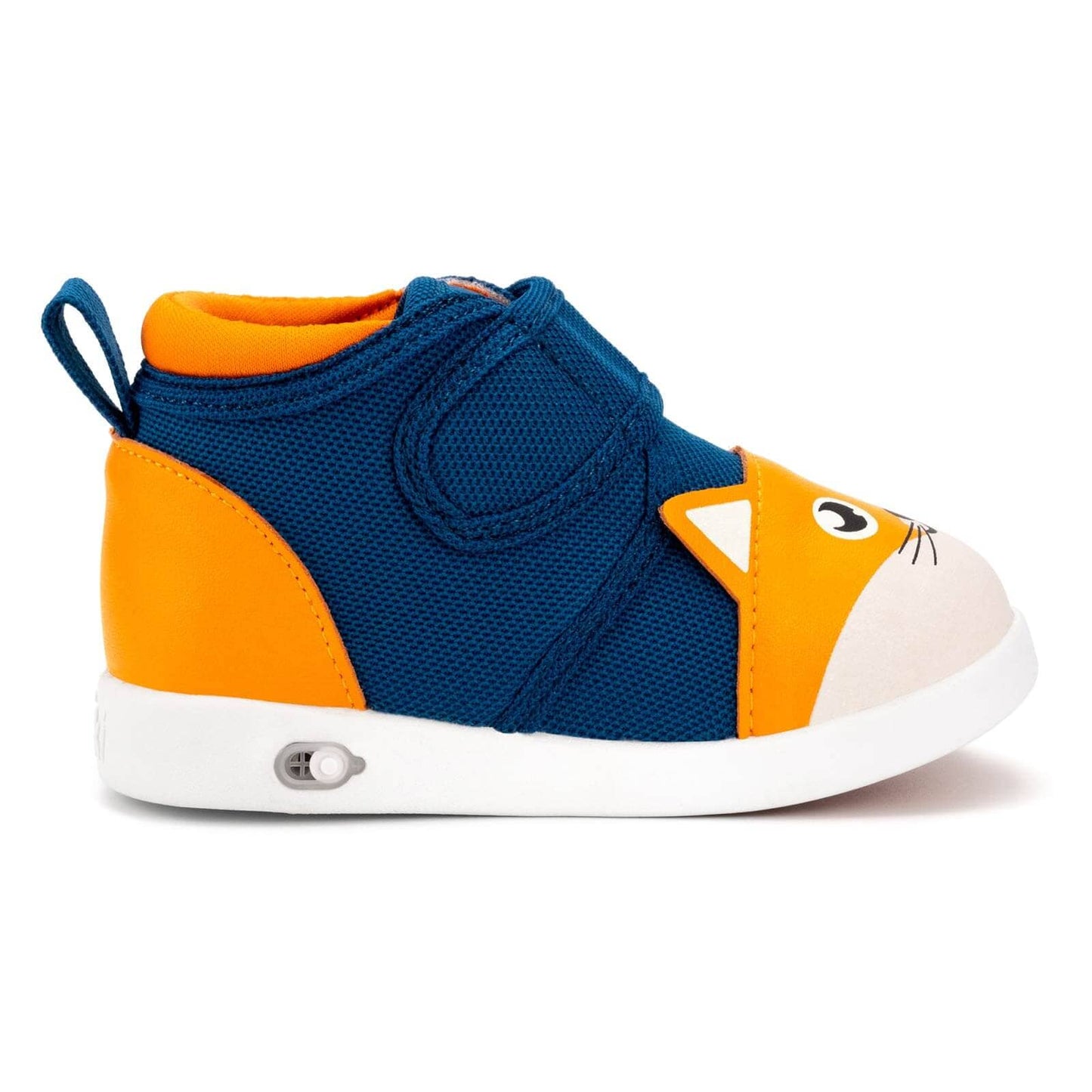 Fox Squeaky Toddler Shoes | Deep Blue Squeaky Shoes ikiki® Shoes