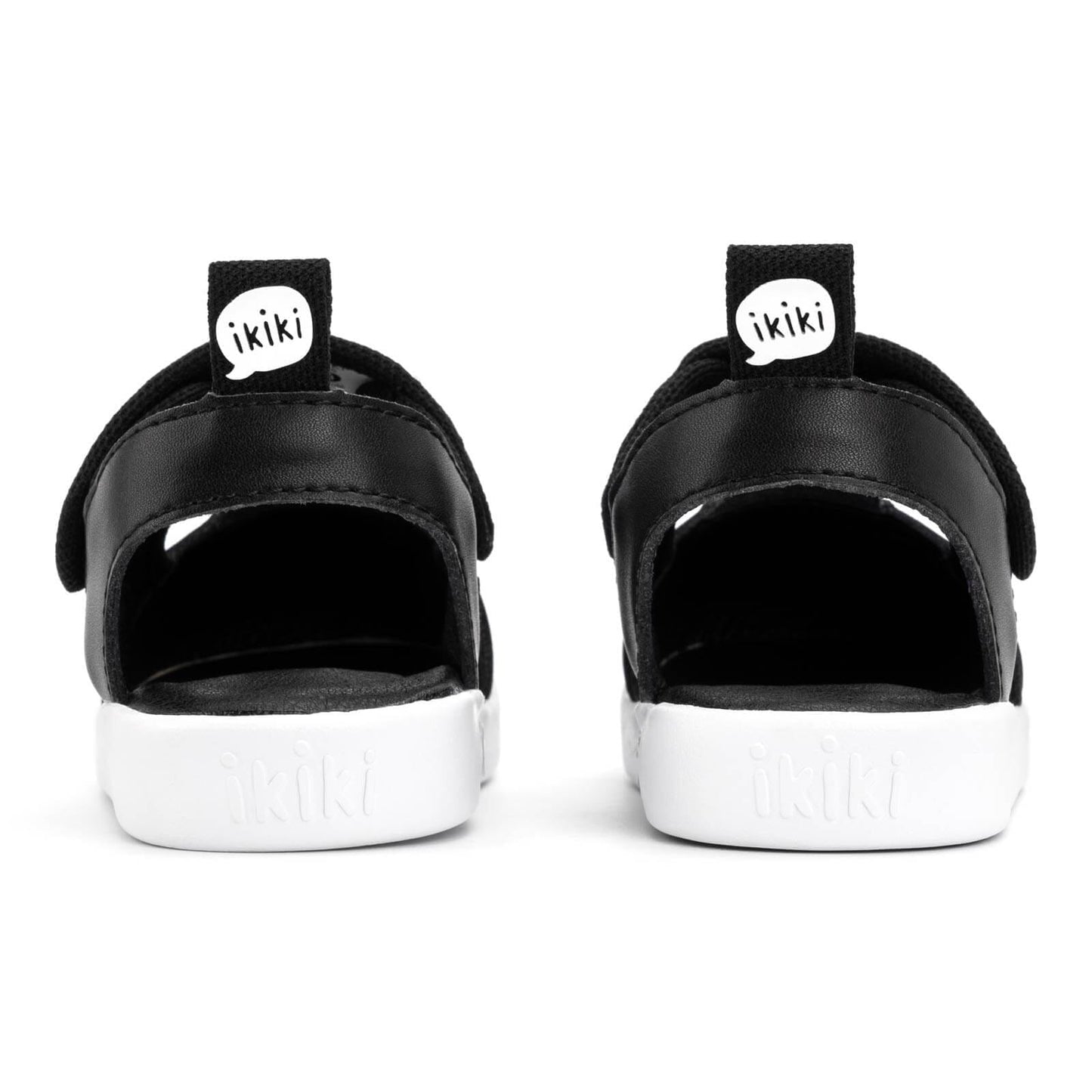 Killer Whale Squeaky Toddler Sandals | Black Squeaky Sandals ikiki® Shoes