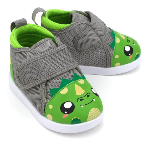 Fierce Dragon Squeaky Toddler Shoes V2 | Green – ikiki® Shoes