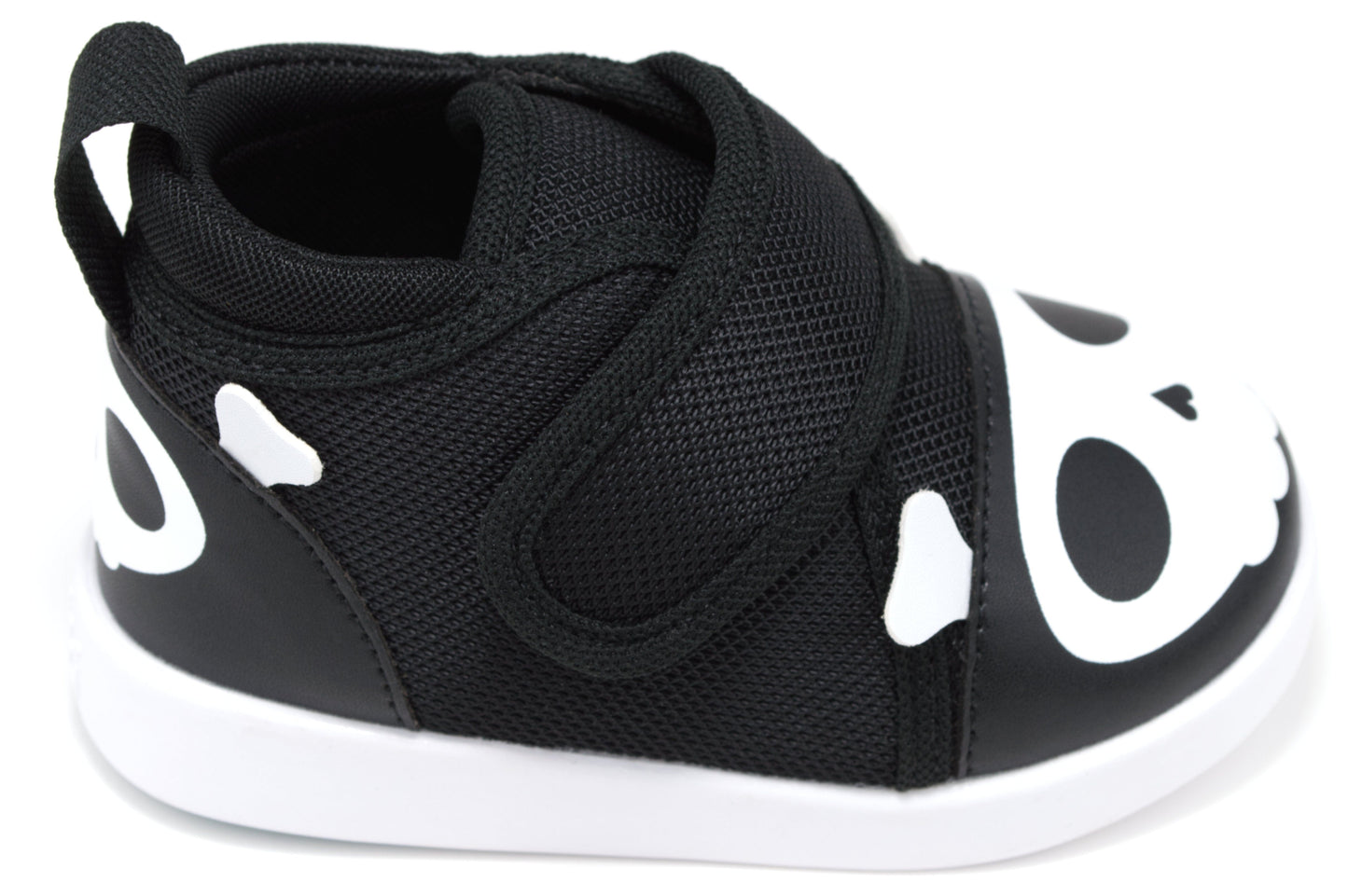 Skull & Crossbones Pirate Squeaky Toddler Shoes | Black/White Version 2.0 2025 Squeaky Shoes ikiki® Shoes 