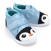 Penguin Squeaky Toddler Shoes Blue Sparkly Version 2.0 2025 Squeaky Shoes ikiki® Shoes 
