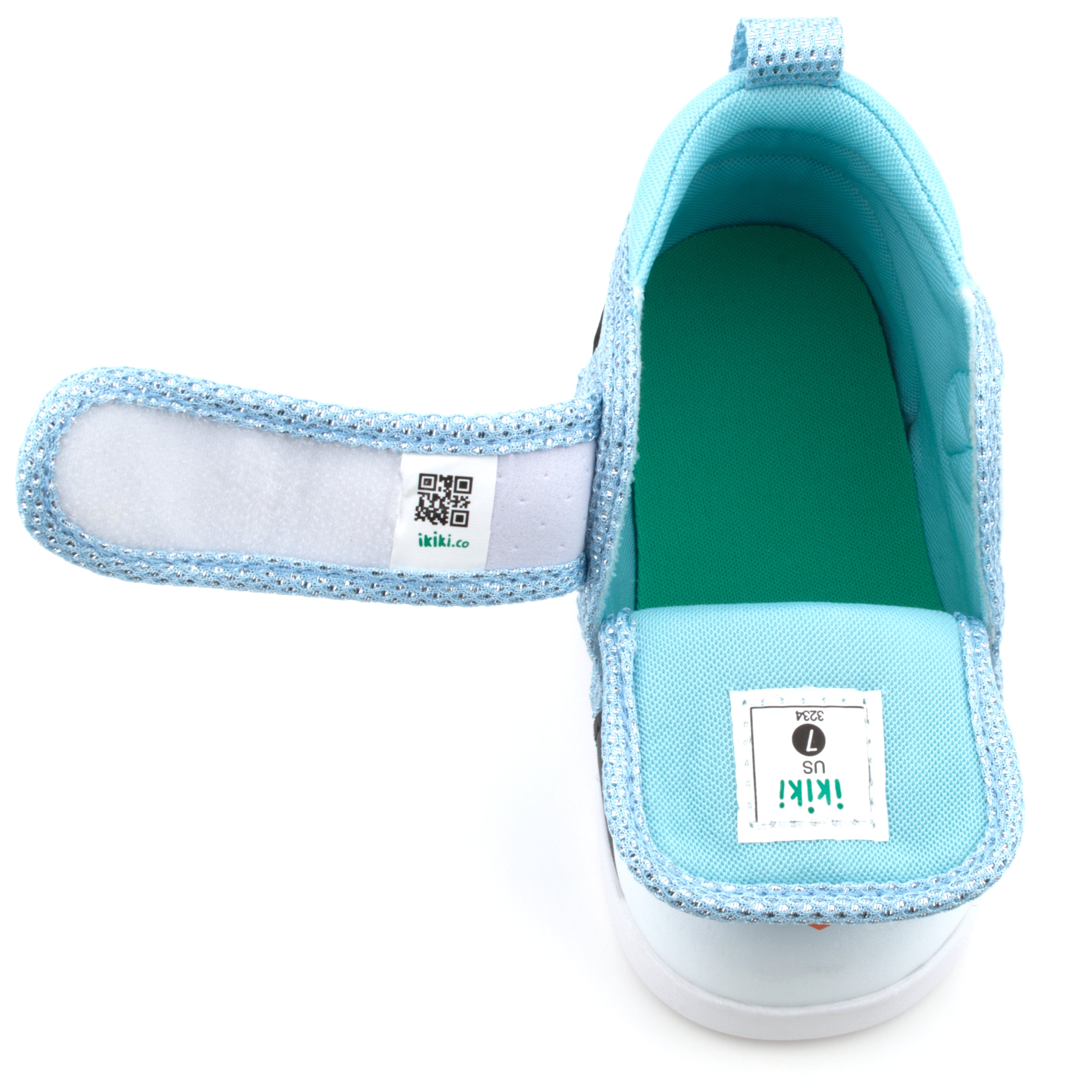 Penguin Squeaky Toddler Shoes Blue Sparkly Version 2 2025