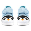 Penguin Squeaky Toddler Shoes | Sparkly Blue
