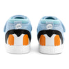 Penguin Squeaky Toddler Shoes | Sparkly Blue