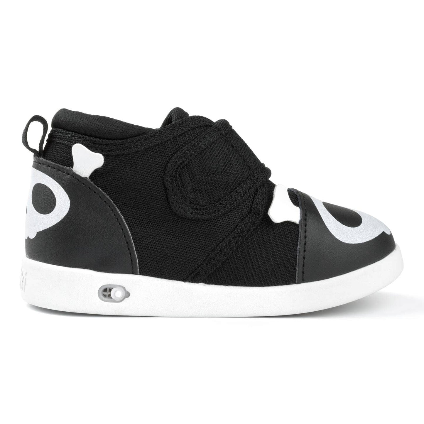 
                  
                    Skull & Crossbones Pirate Toddler Shoes | Black/White Squeaky Shoes ikiki® Shoes 
                  
                