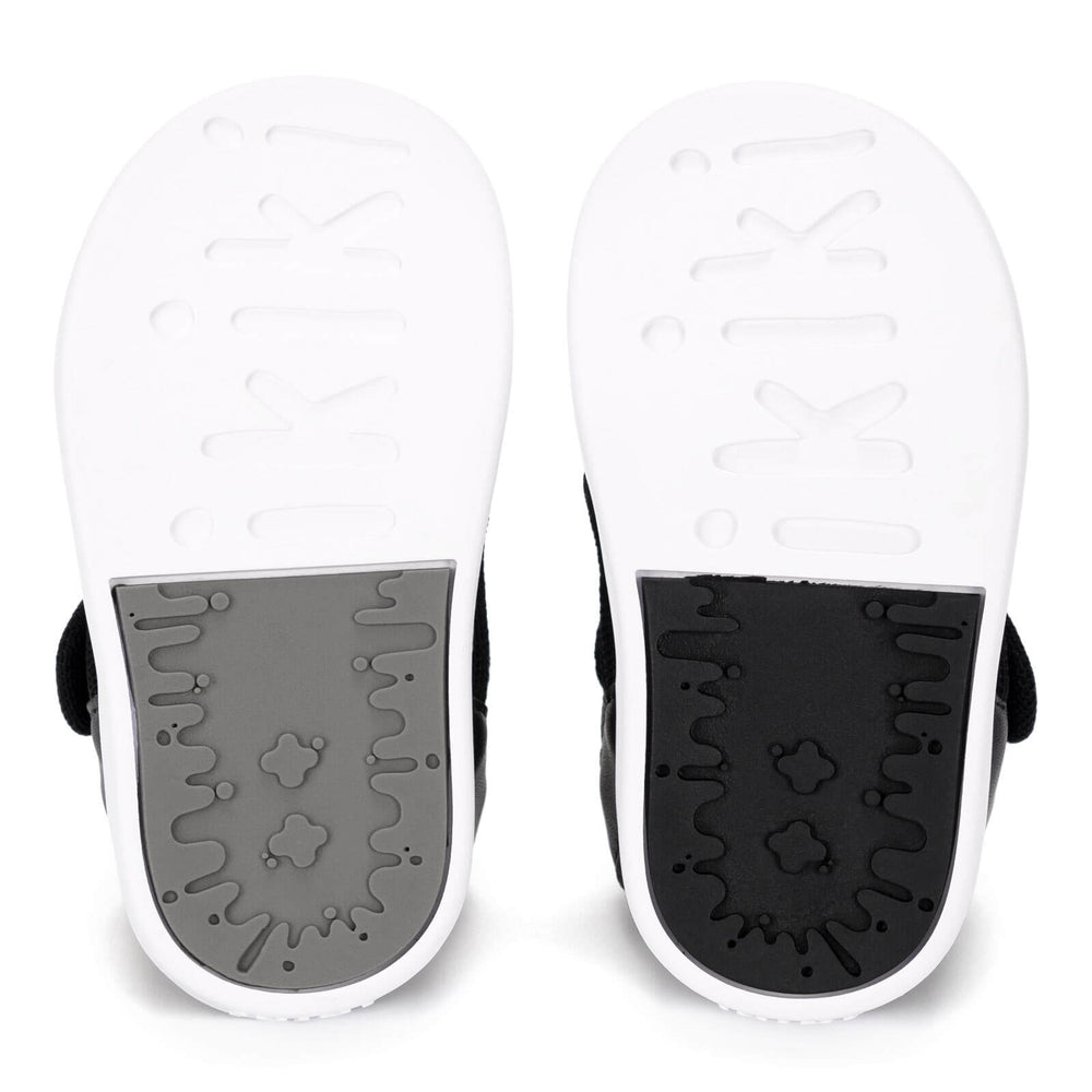 
                  
                    Checkered Squeakerless Toddler Sandals | Black/White
                  
                