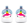 Unicorn Squeaky Toddler Sandals | White/Sparkly Blue