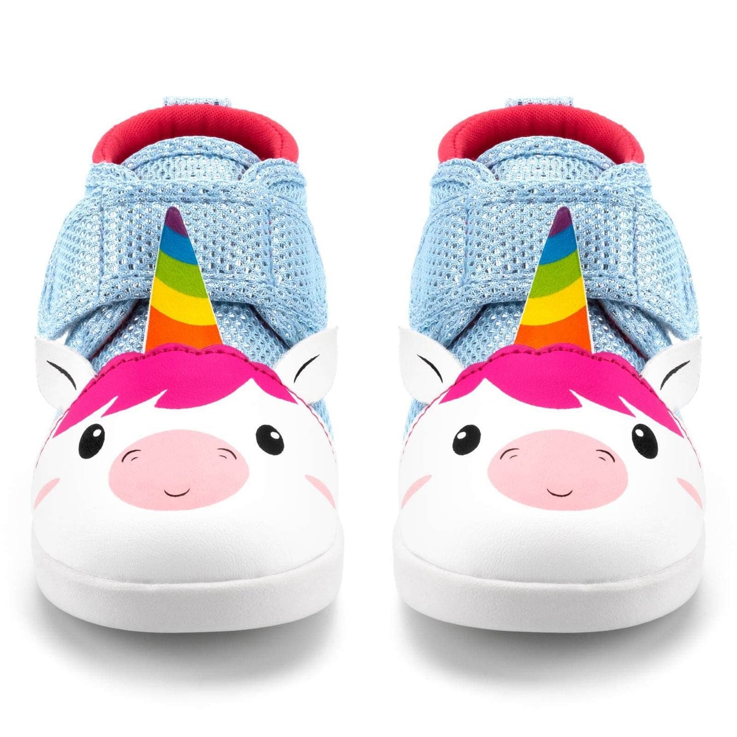 
                  
                    Unicorn Squeaky Toddler Shoes | White/Sparkly Blue Squeaky Shoes ikiki® Shoes 
                  
                