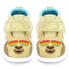 Cool Llama Squeaky Toddler Shoes | Sparkly Gold