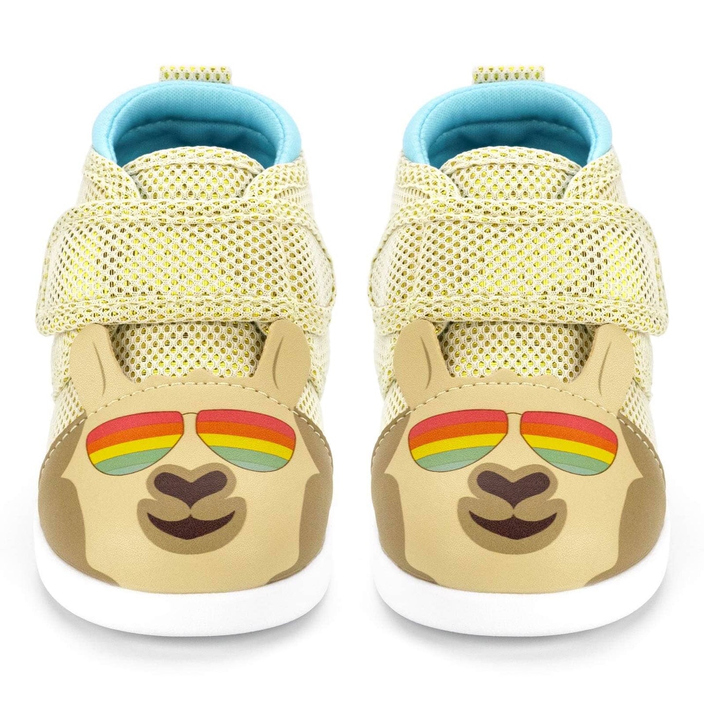 Cool Llama Squeaky Toddler Shoes | Sparkly Gold Squeaky Shoes ikiki® Shoes 