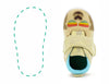 Cool Llama Squeaky Single Shoes | Sparkly Gold Shoes ikiki® Shoes Size 3 Gold Right Shoe Only