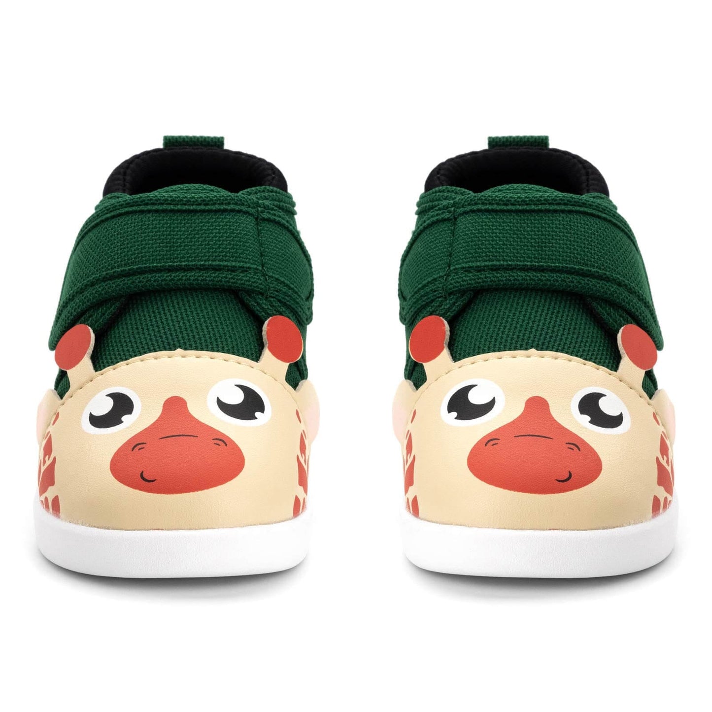Giraffe Squeaky Toddler Shoes | Green Squeaky Shoes ikiki® Shoes 
